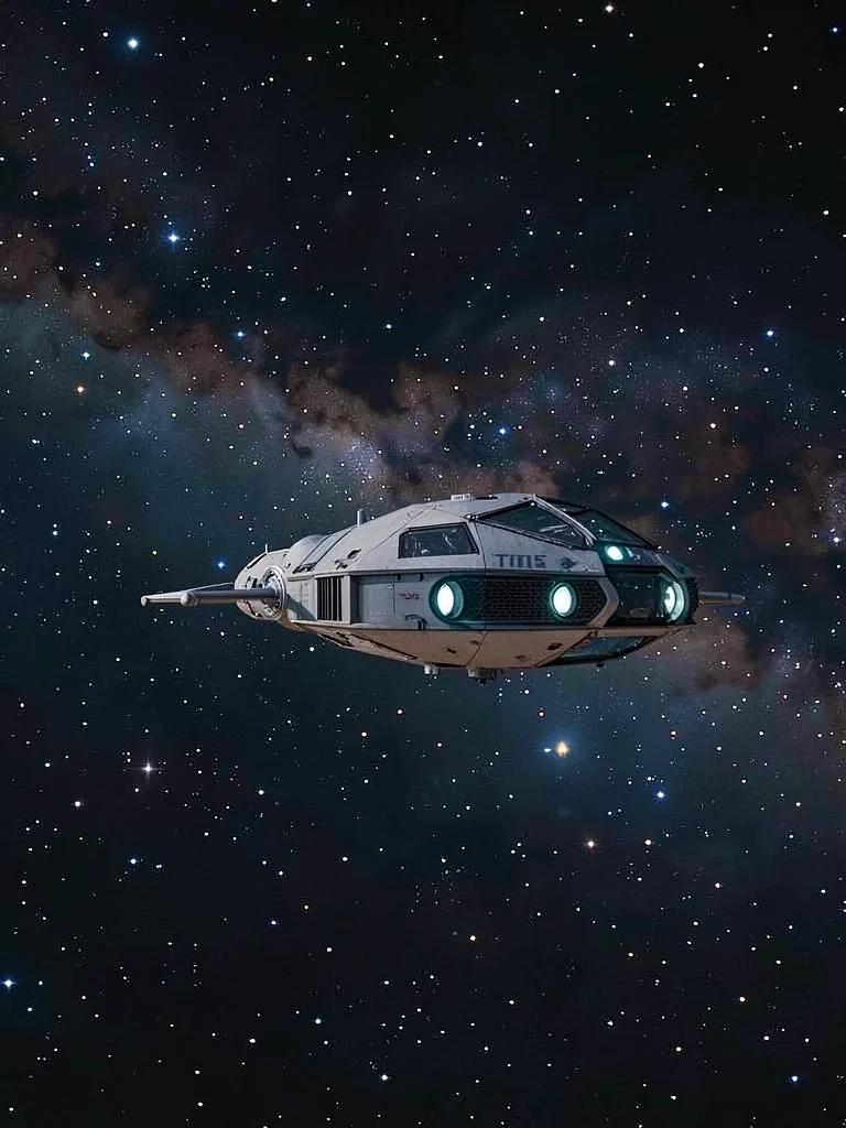 Single vessel in space