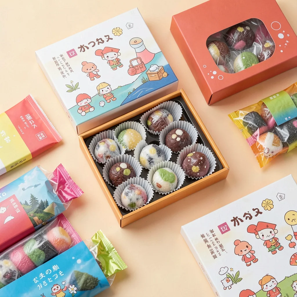 Hokkaido Omiyage Chocolate Box Open
