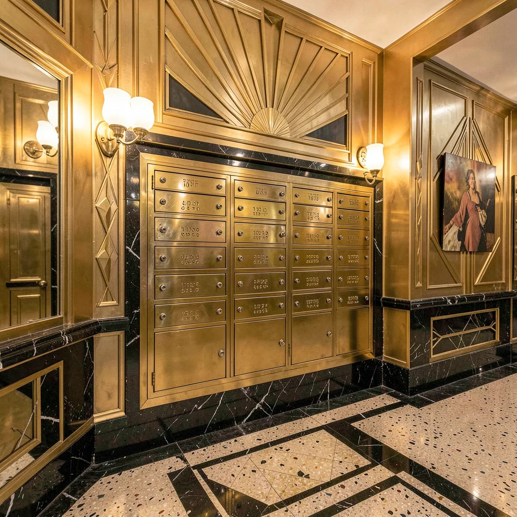Brass Mailbox Bank