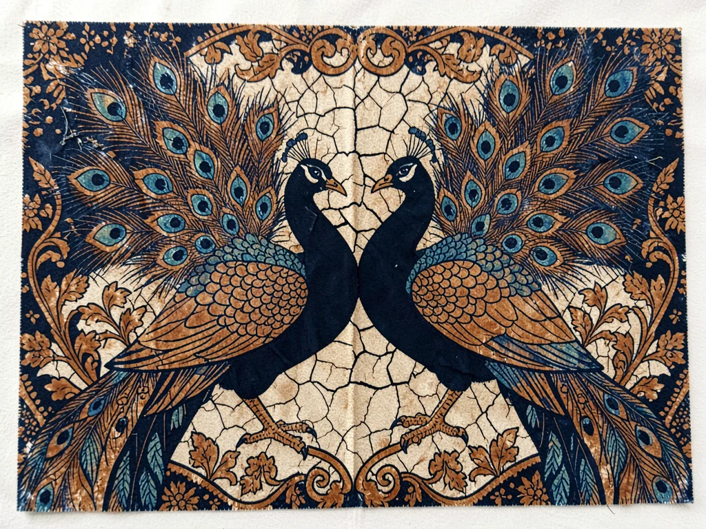 Batik Javanese peacocks