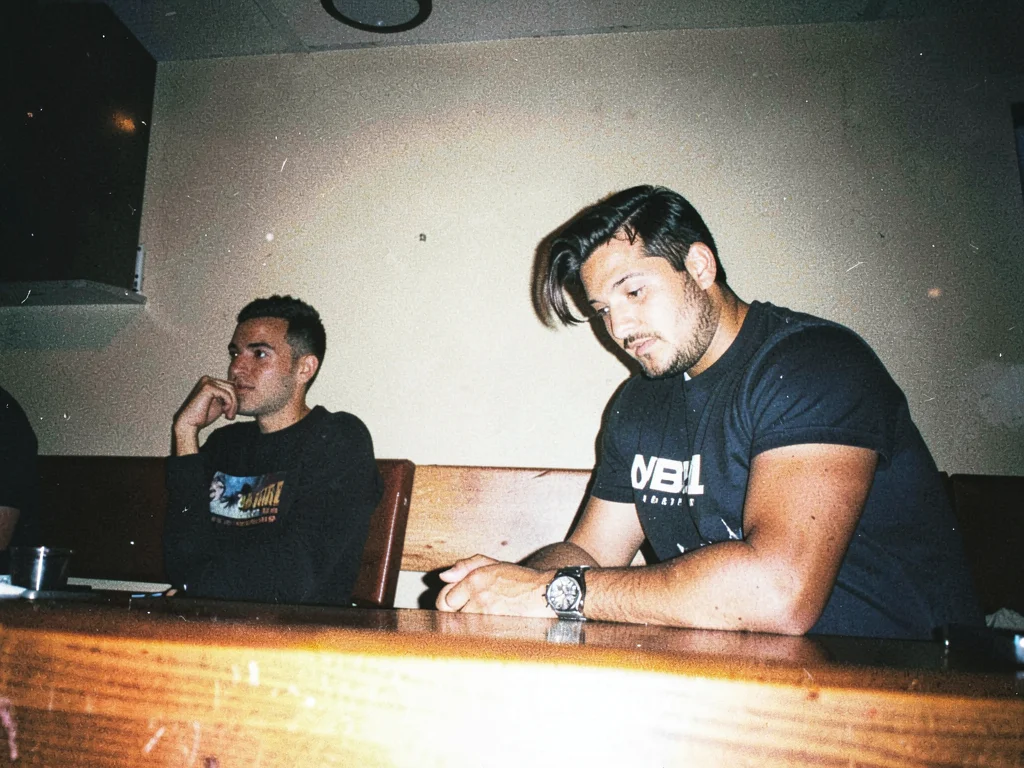 Late night diner counter with lone customer