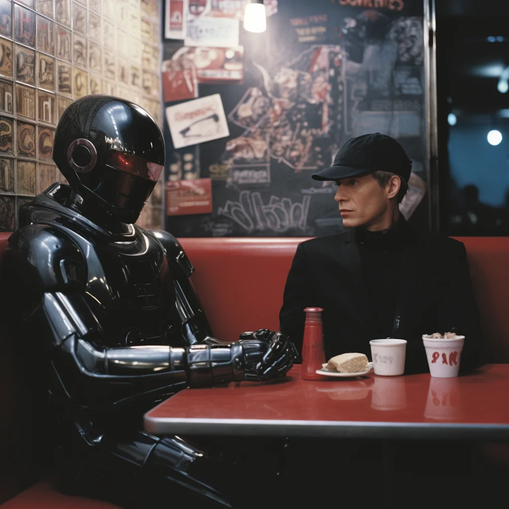 Nan goldin photo of robocop