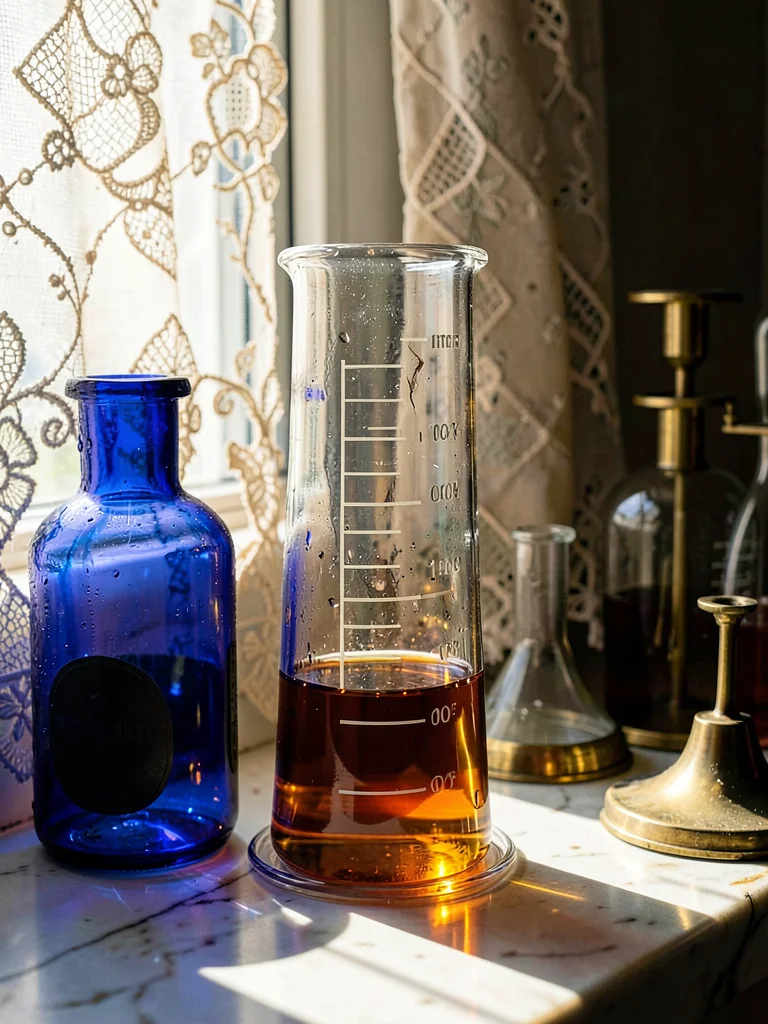 Graduated Cylinder Amber