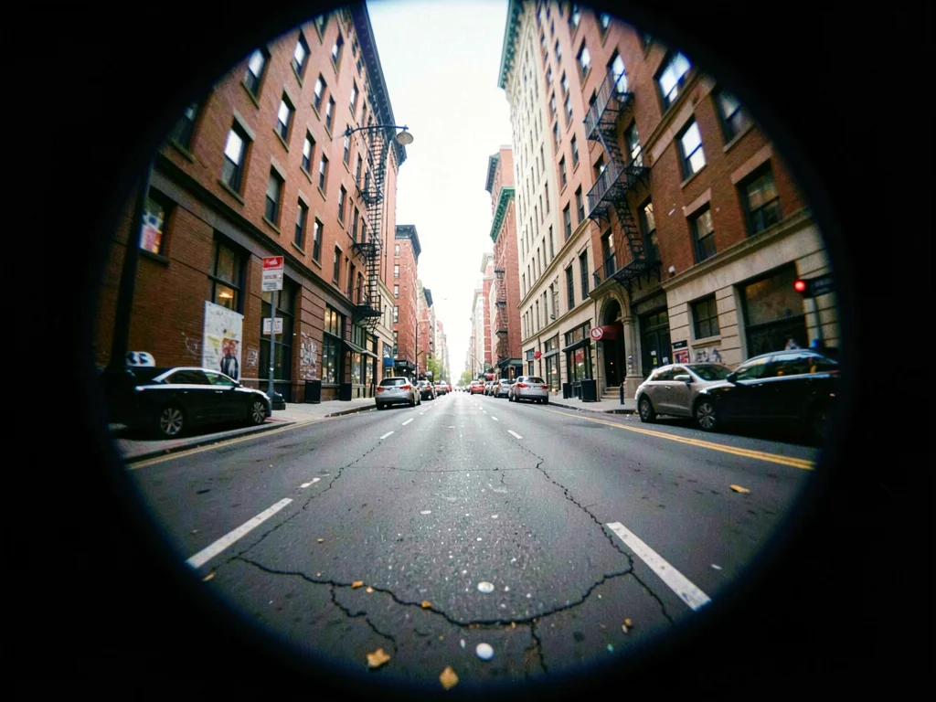 Street pinhole aesthetic
