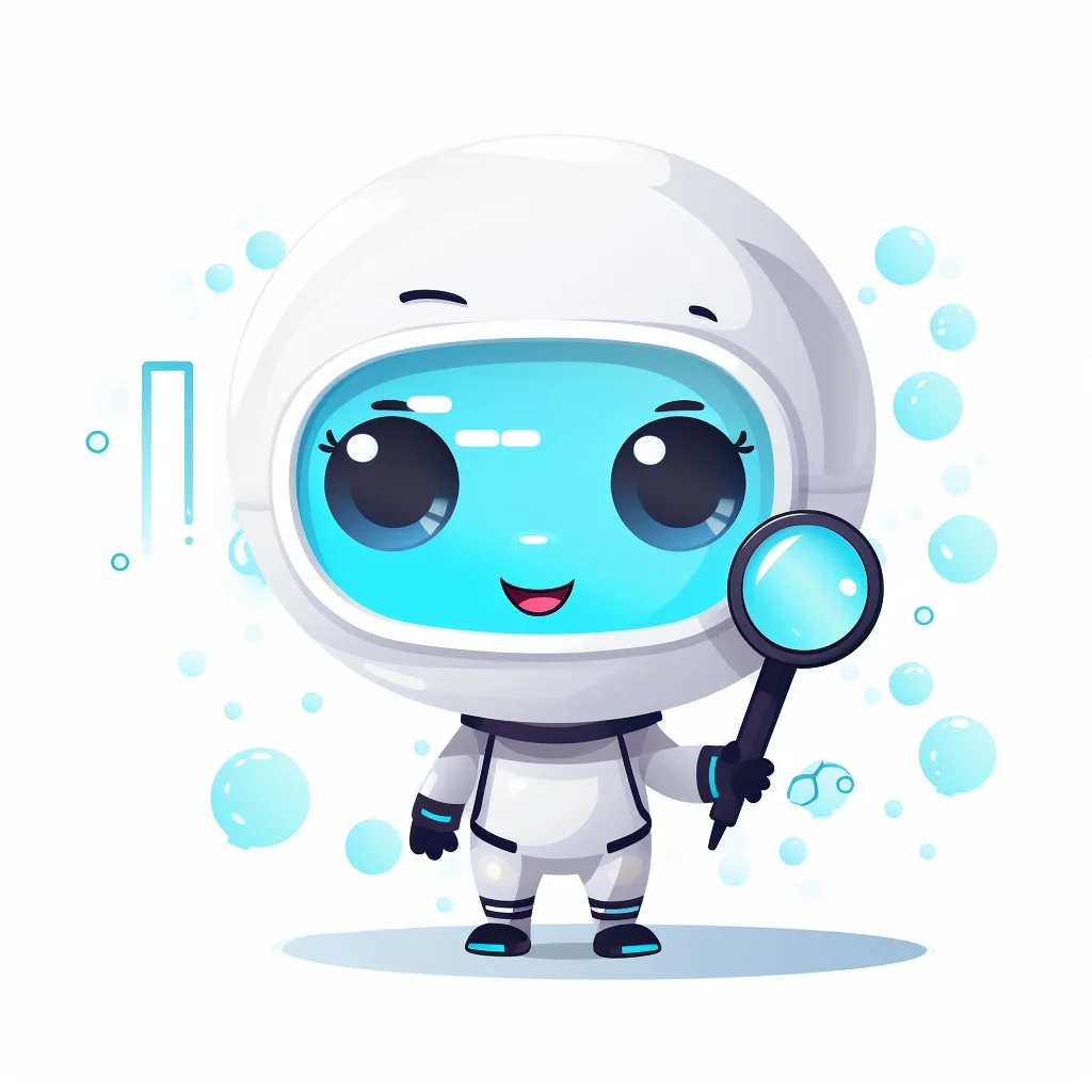 AI Chatbot Search Engine Subject Pixelated chat bubbl