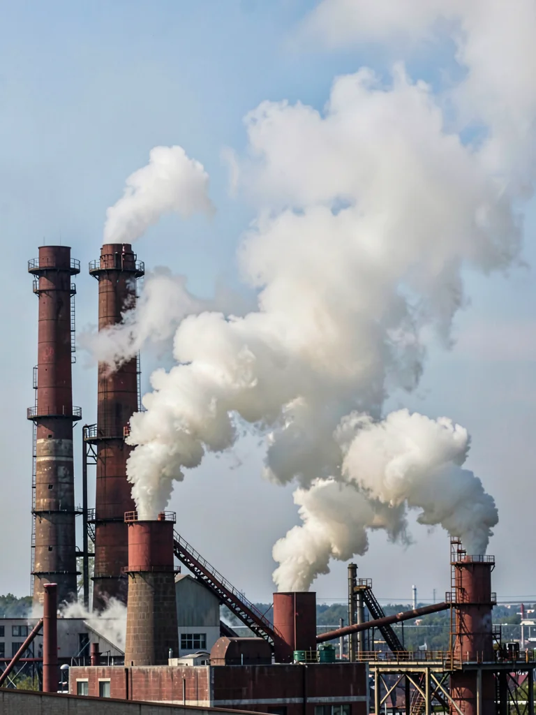 Industrial smoke