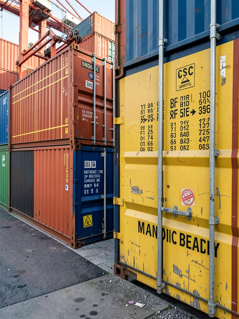 Container CSC Safety Plate Customs Seal