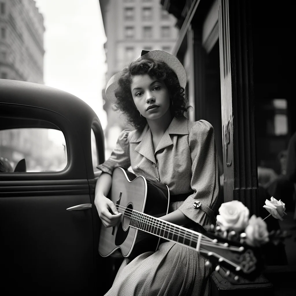 Photo in the style of Vivian Maier 2020 - Melodies in