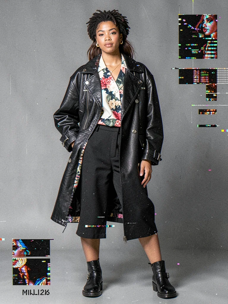 Fashion glitch edit