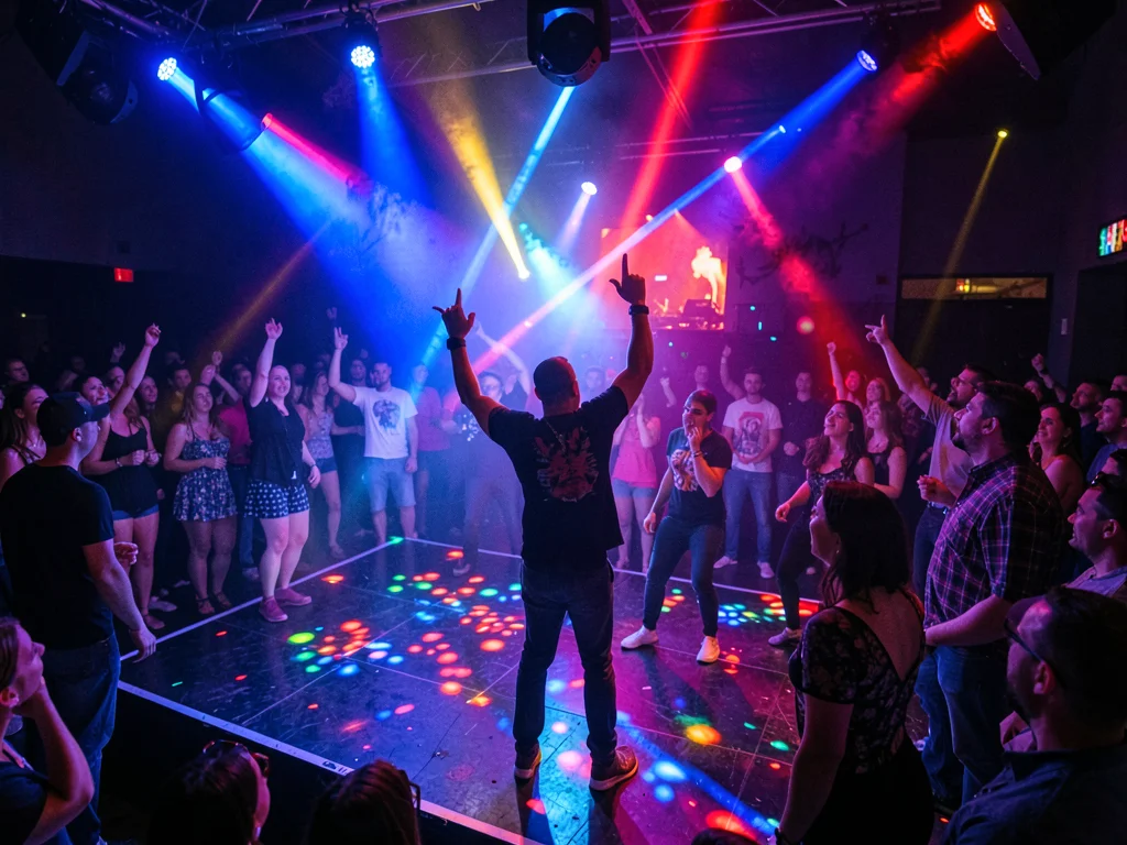 Nightclub dance floor