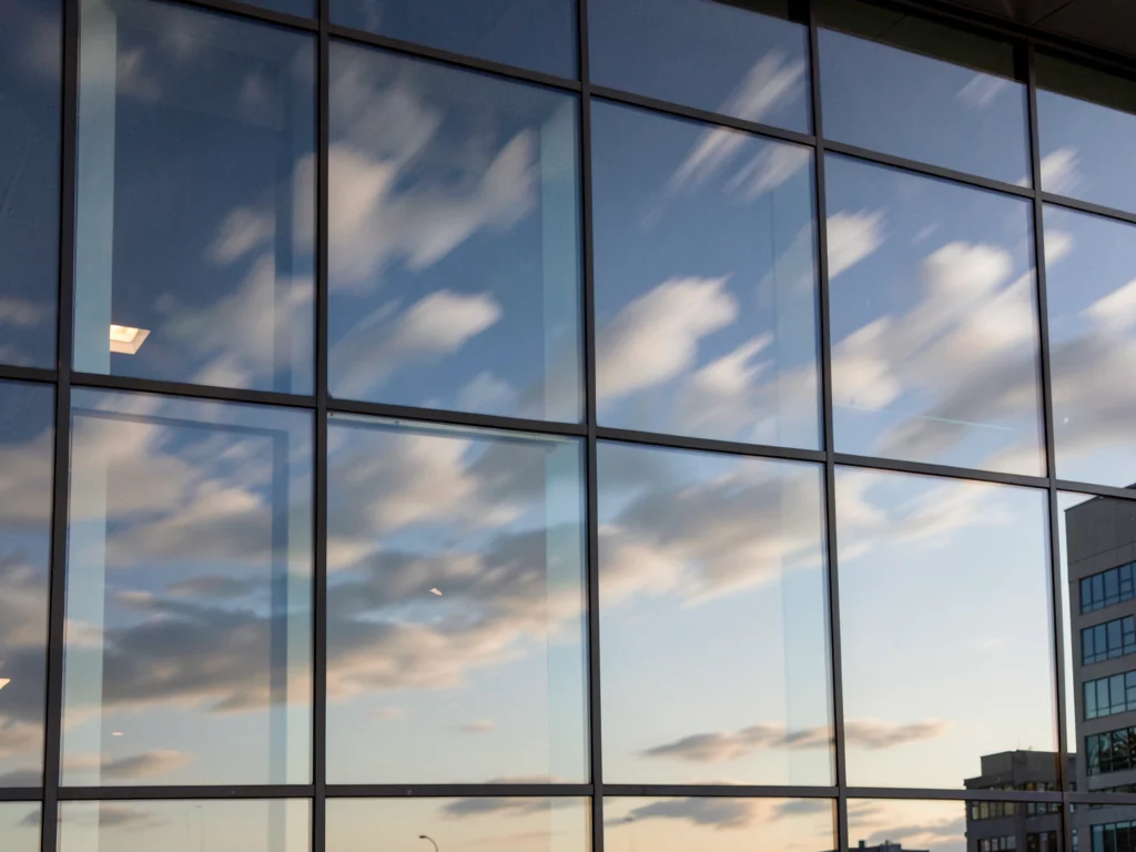 Cloud movement visible as blur in long exposure
