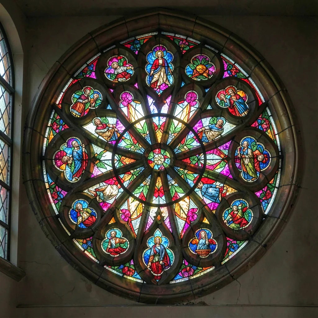 Gothic rose window