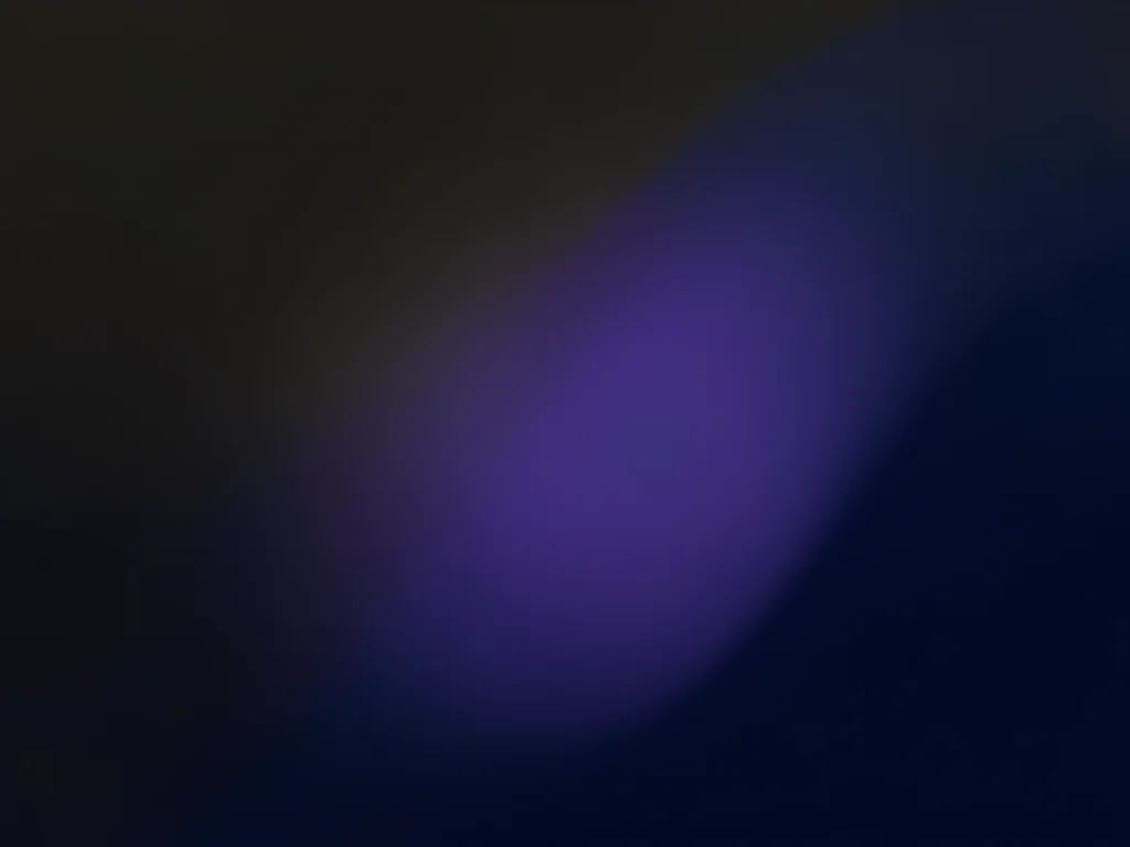 Dark mode gradient: deep charcoal flowing to navy blue with a subtle purple high