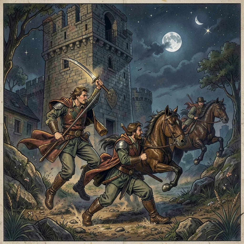 A midnight escape from prison tower