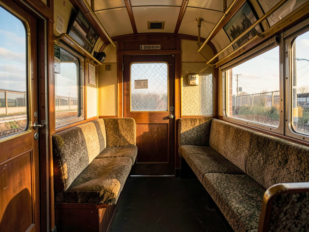 First Class Compartment Full Interior View