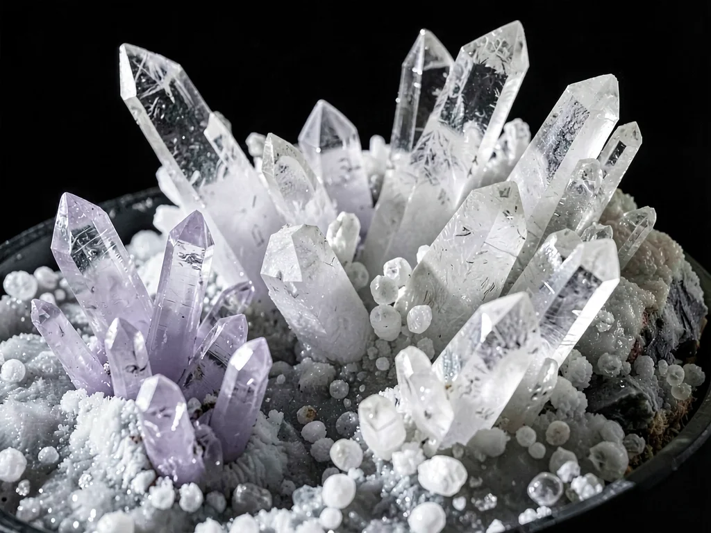 Crystal garden growing in sodium silicate