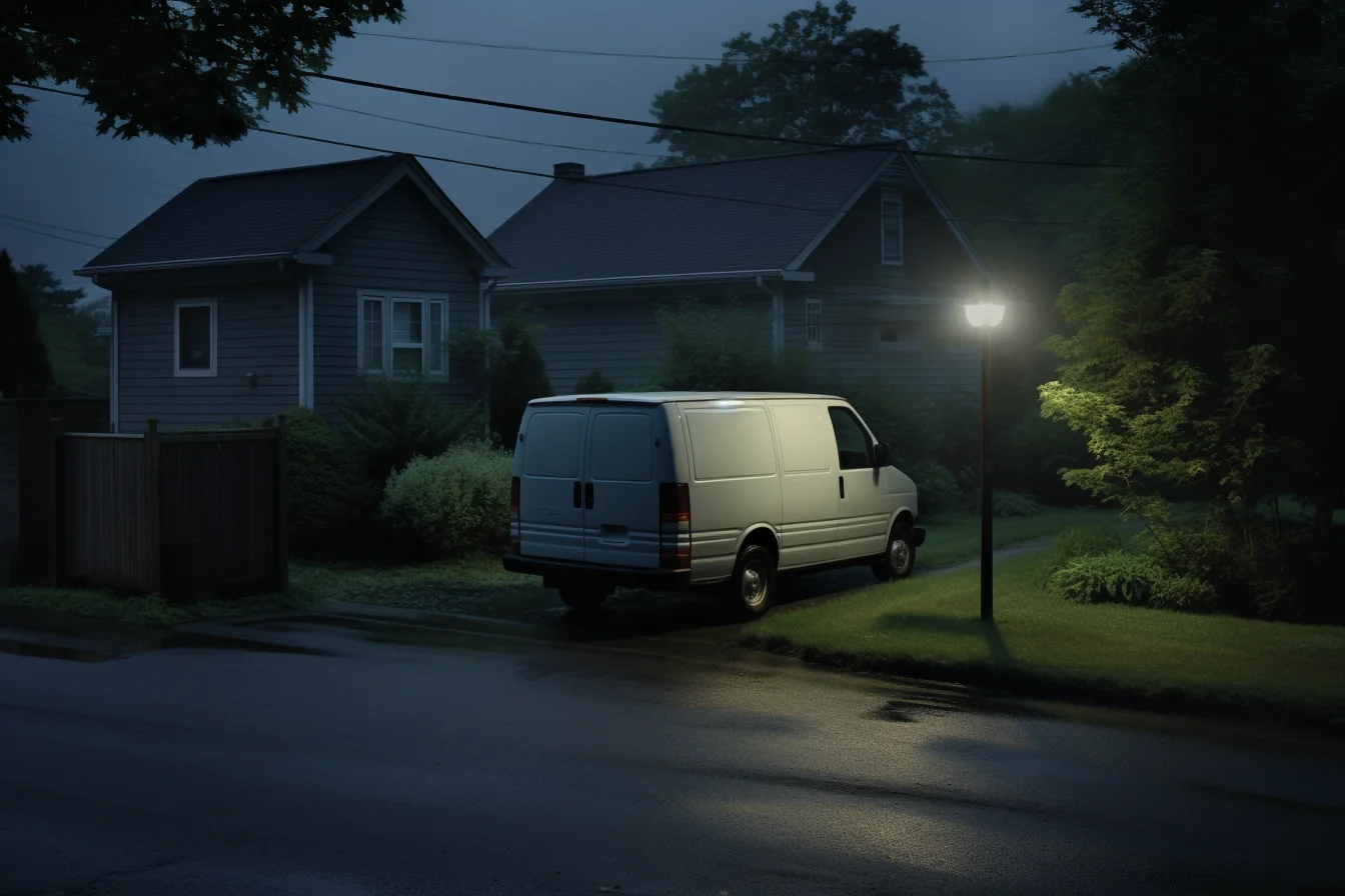 Photo by Gregory crewdson. Twilight Delivery A solita