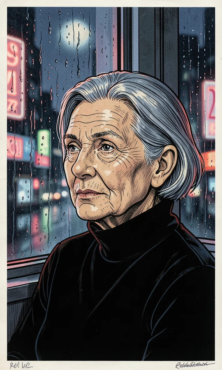 Window Neon Portrait