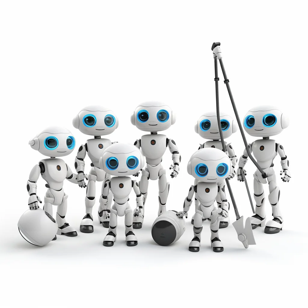 Clean white background 3d plastilina  robot chatbot a