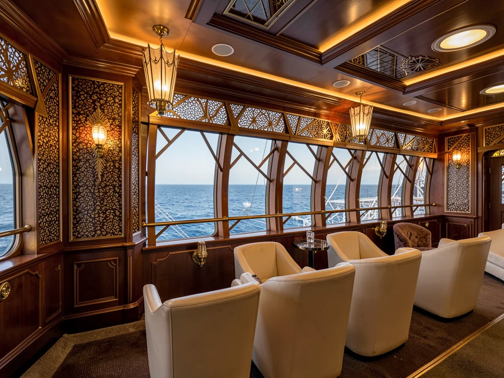 Bow Observation Lounge with Panoramic Sea View
