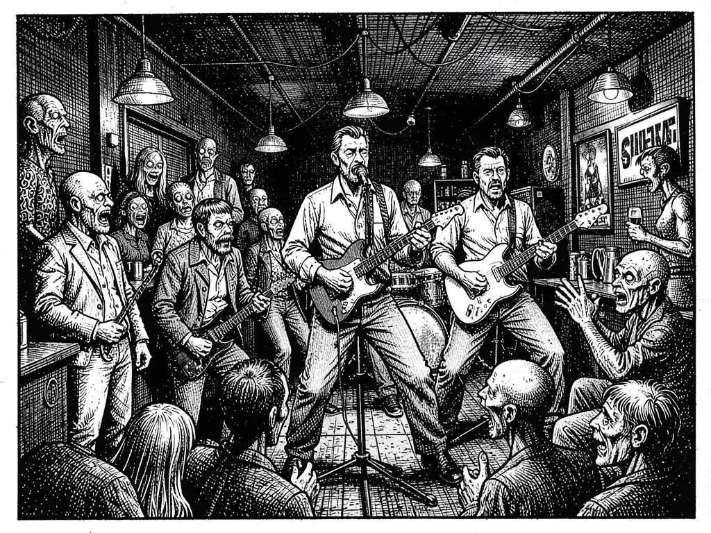 Dive bar creature audience