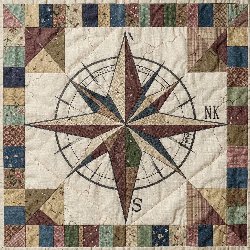 Mariner Compass quilt block