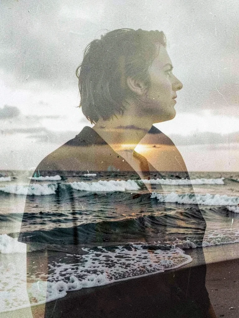 Ocean waves through figure