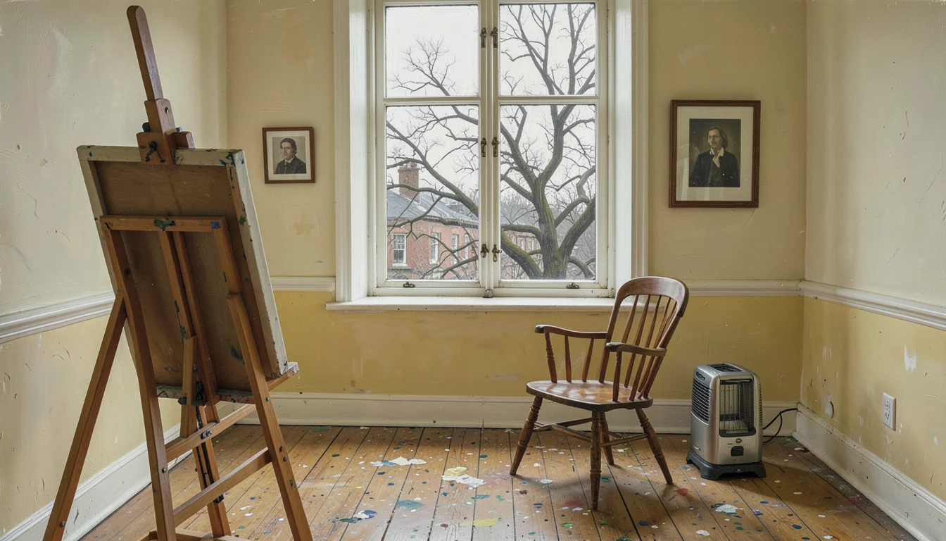 Oil painting, portrait, realistic but painterly, visible brushstrokes on linen, 