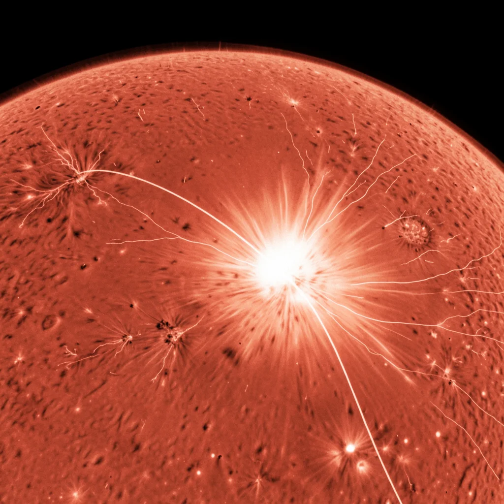 Active region flare brightening, compact intense white-light emission from magne