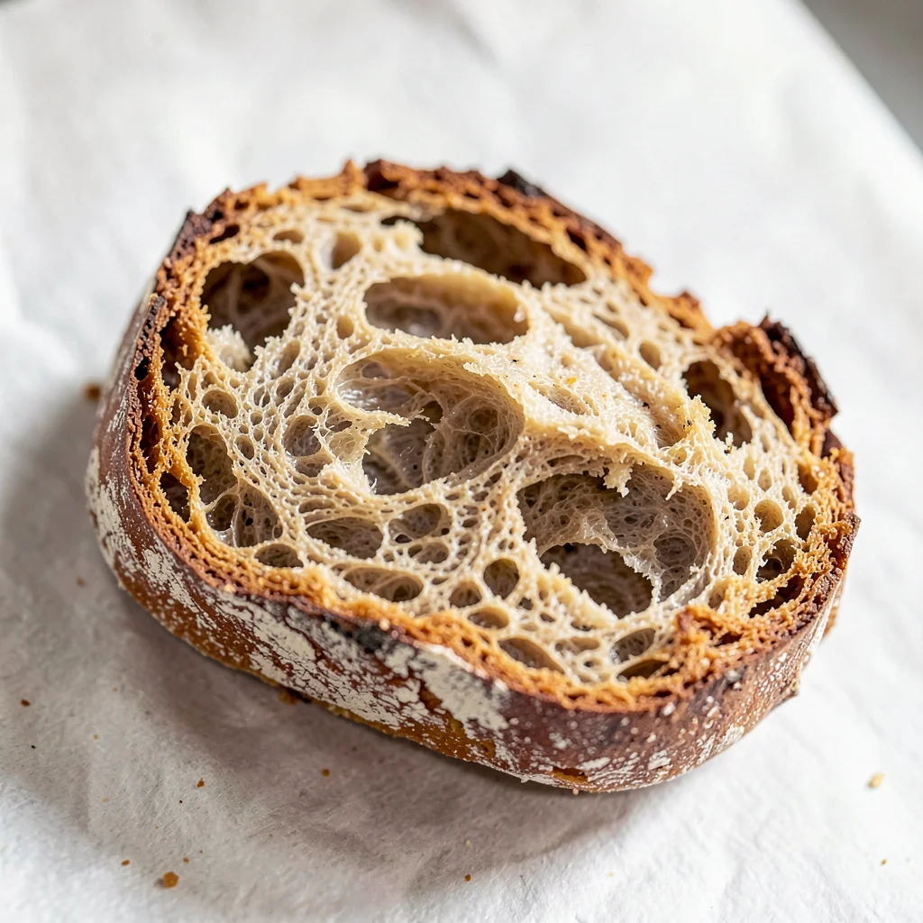 Bread crust texture