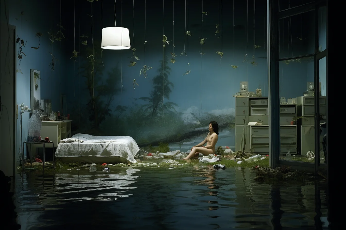 Photo by Gregory crewdson. Porcelain Dreams A bathroo