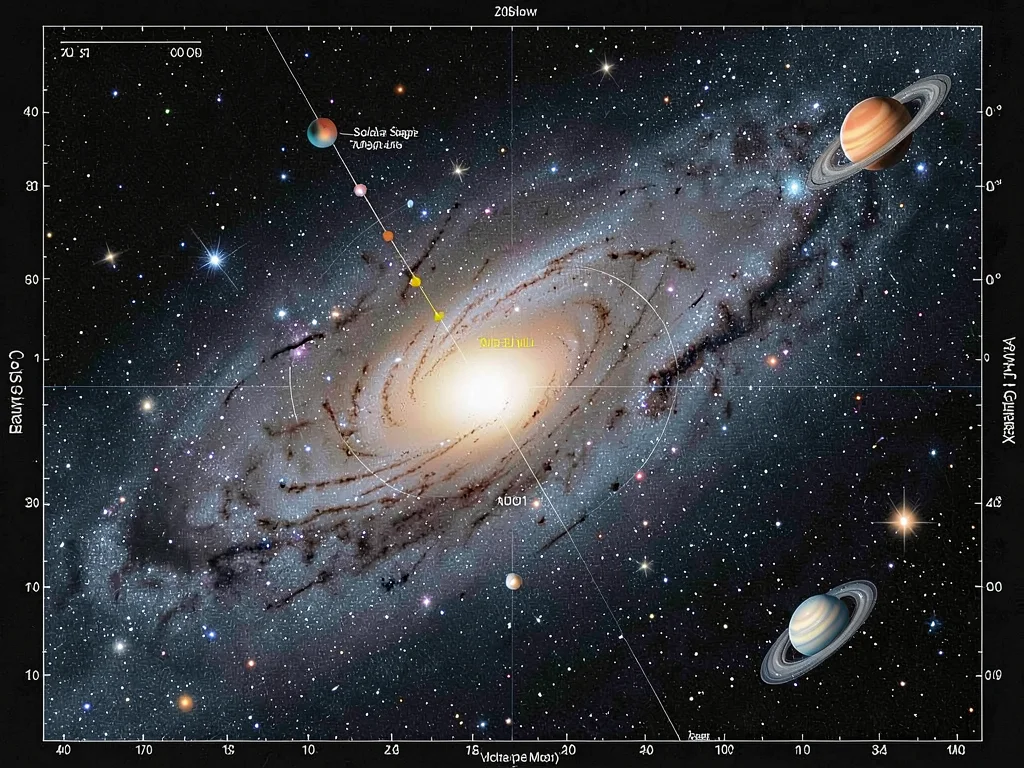 Milky Way galaxy structure diagram