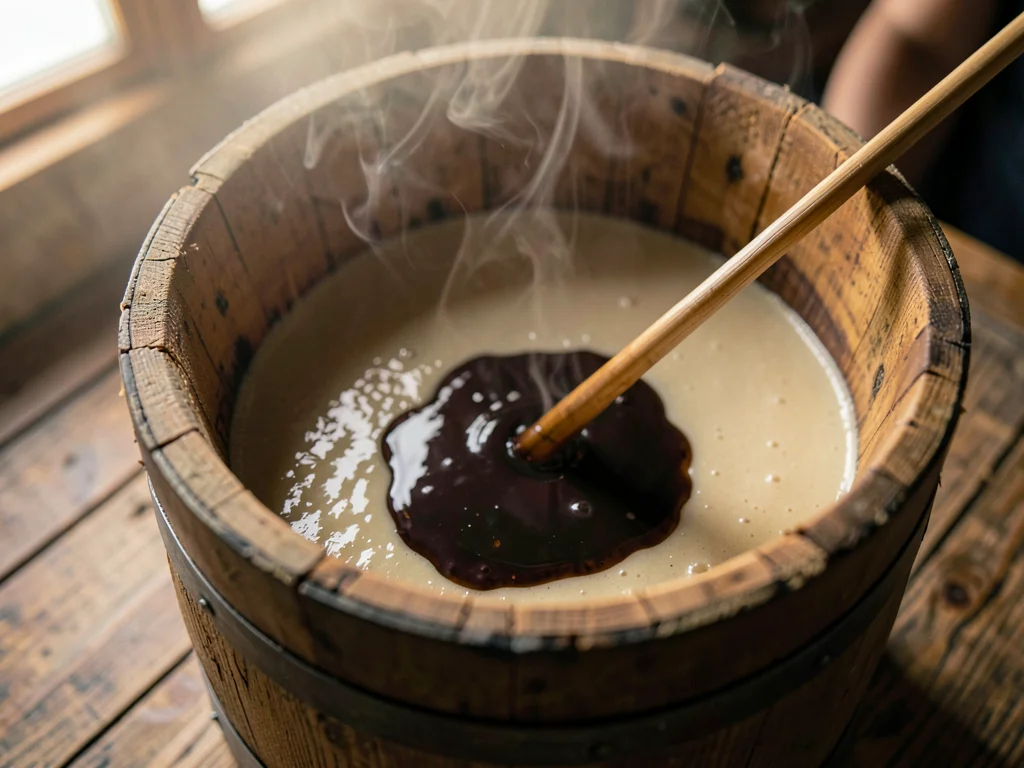Tamari Pooling in Moromi Mash — Chopstick Probe