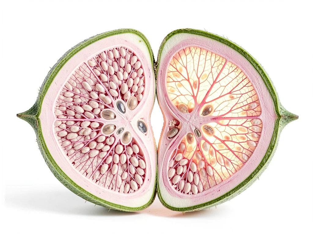 Fig Vertical Cross-Section Dense Interior Seeds