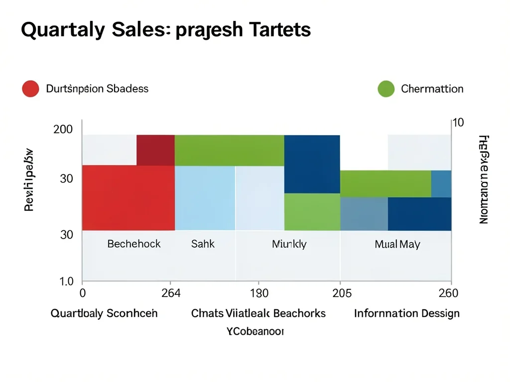 Sales targets bullet chart