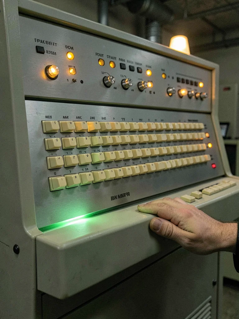 IBM 360 Front Panel Toggle Switches