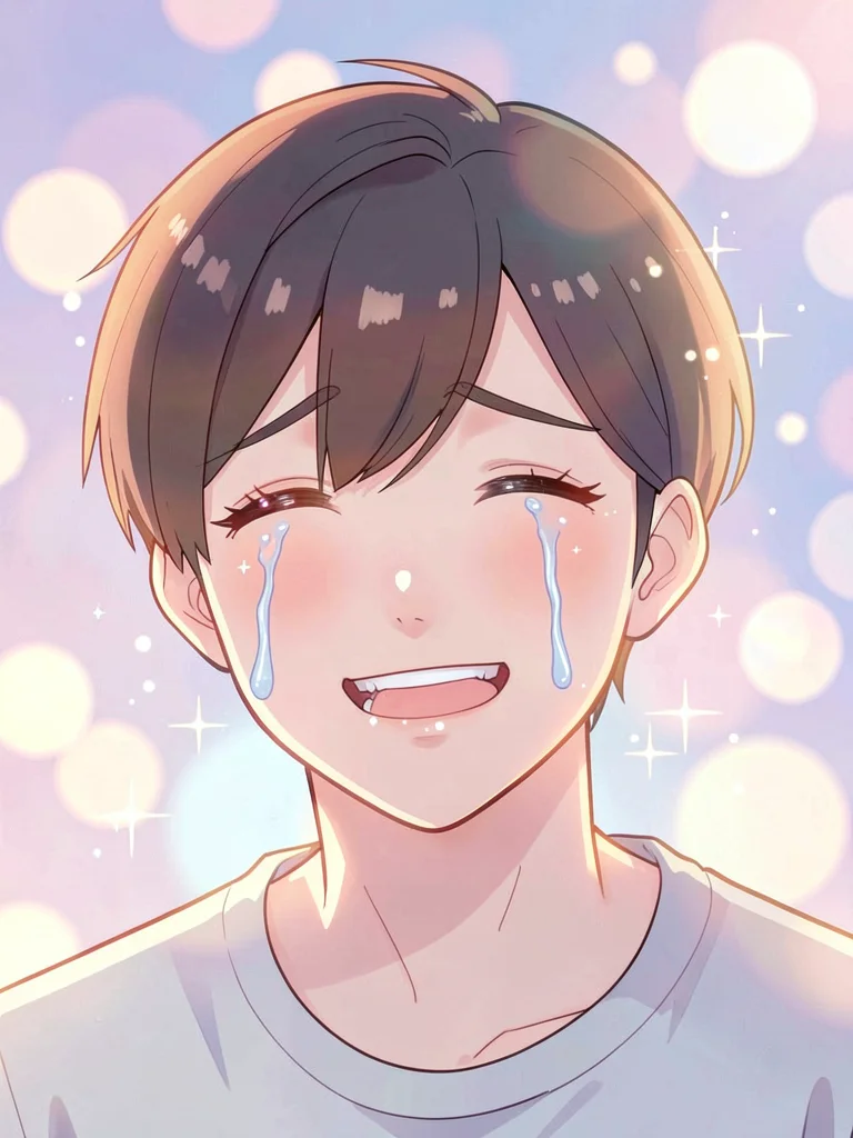 Happy tears moment