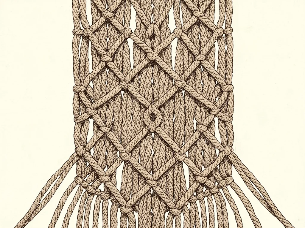 Macrame table runner