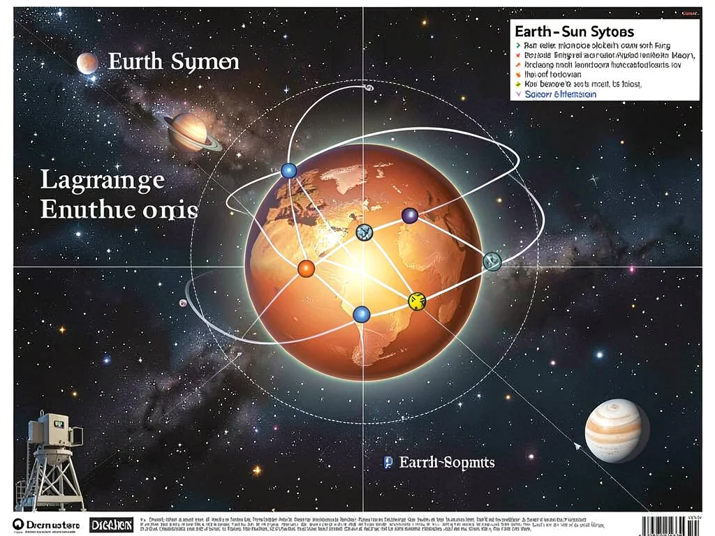 Lagrange points astronomical diagram