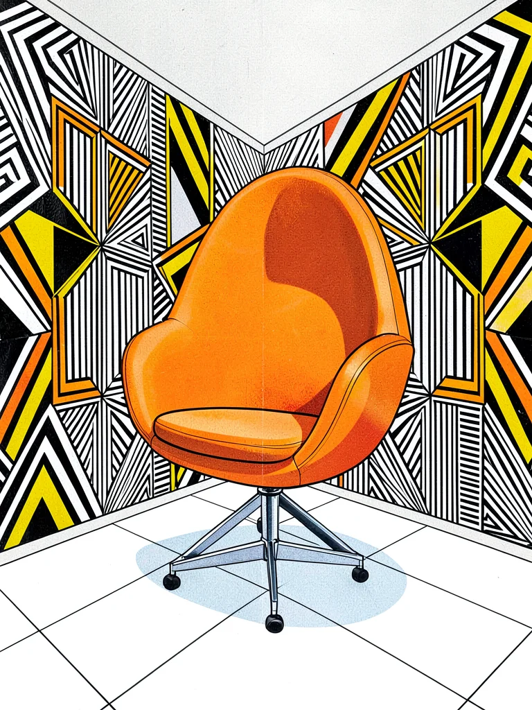 Mod sixties egg chair