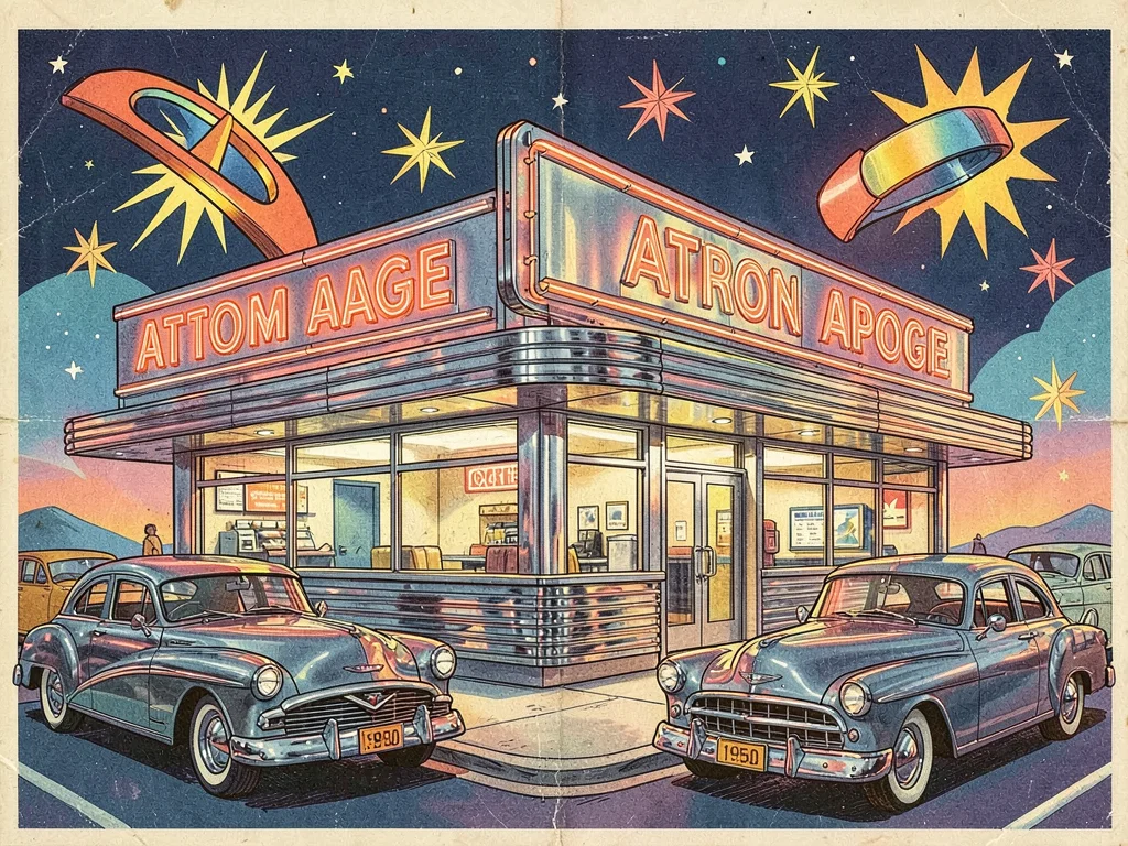 Atomic age chrome diner