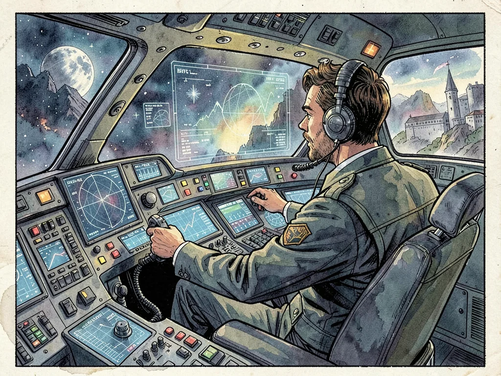 Pilot with holographic displays