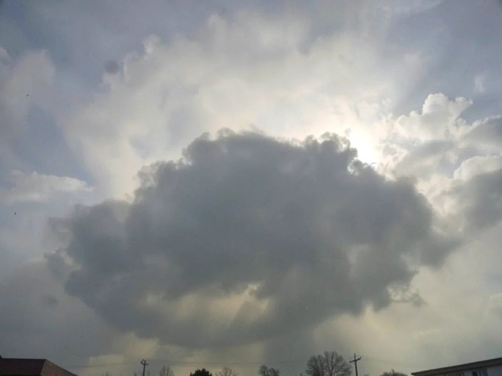 Layer inversion creating smog cap