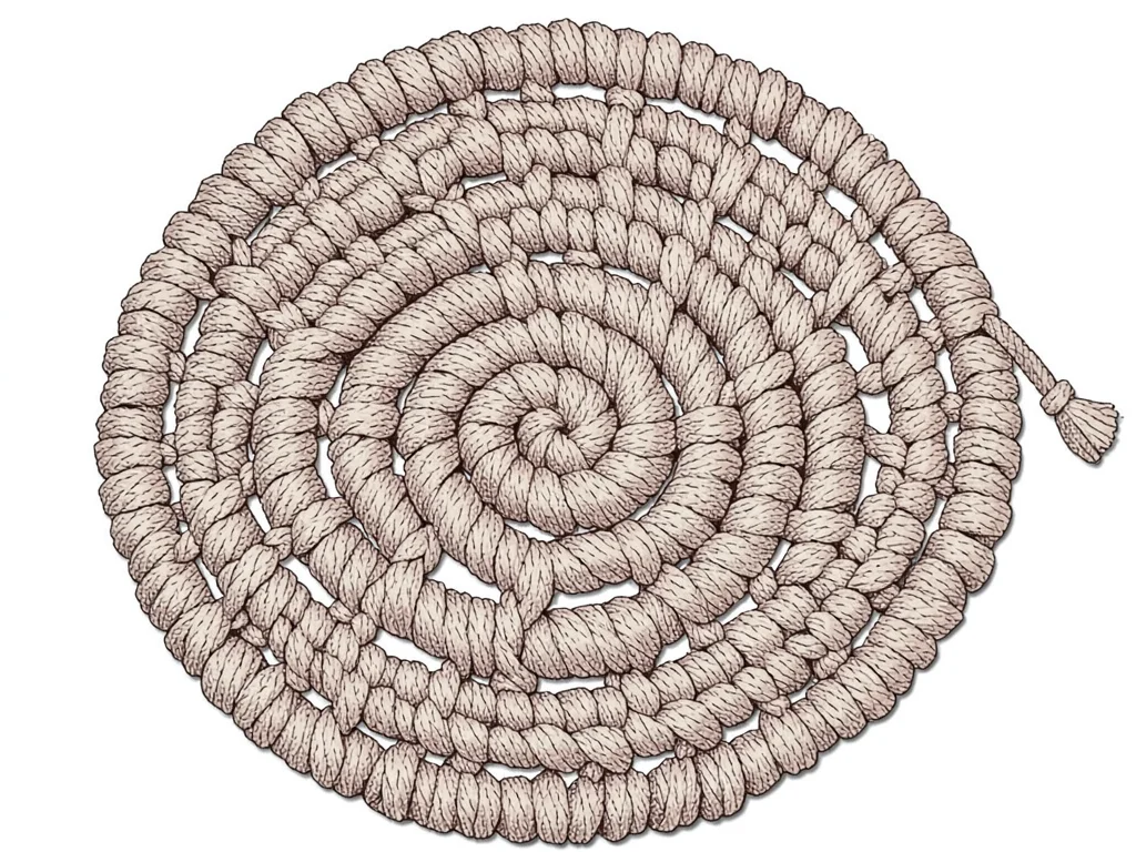 Macrame coaster set