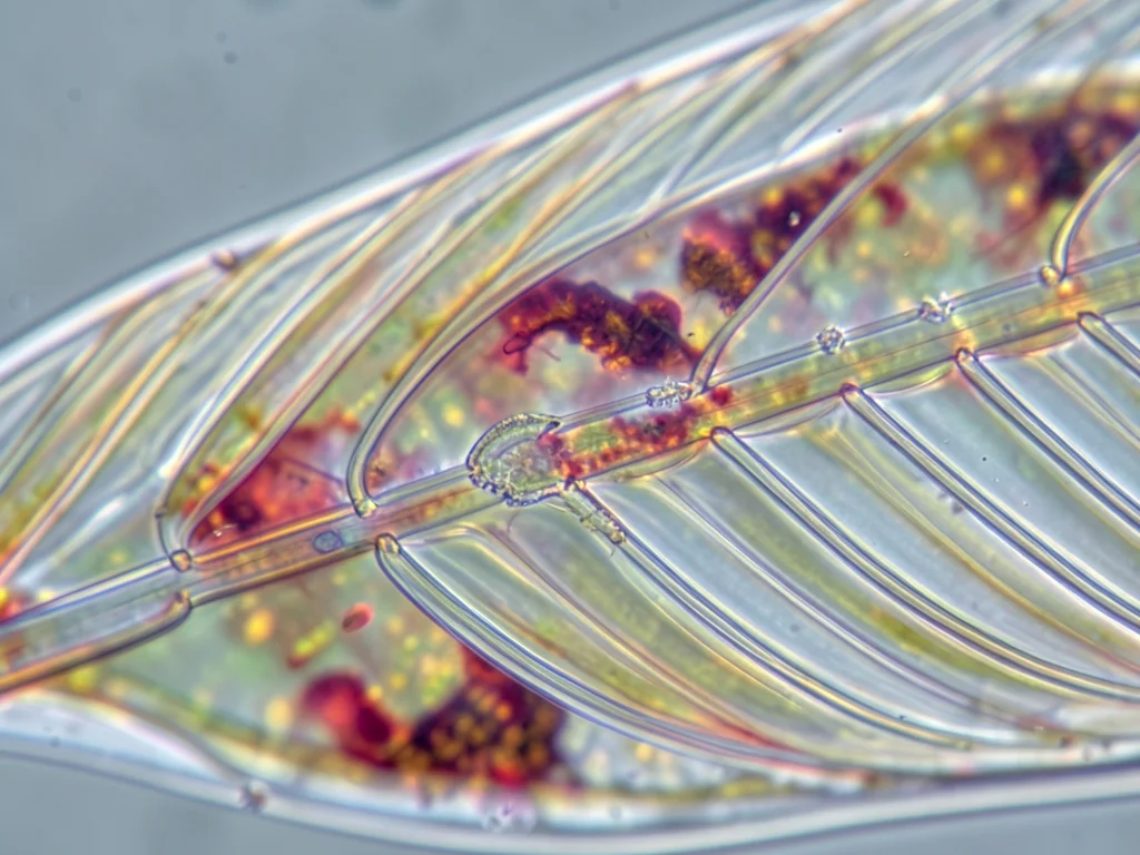 Feather barb hooklets, microscopic hooks linking barbs into smooth vane surface,