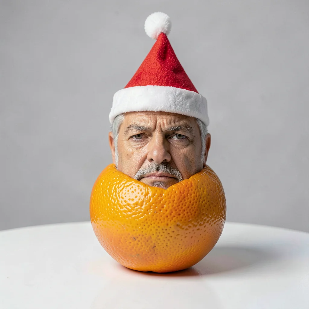 Tangerine Santa