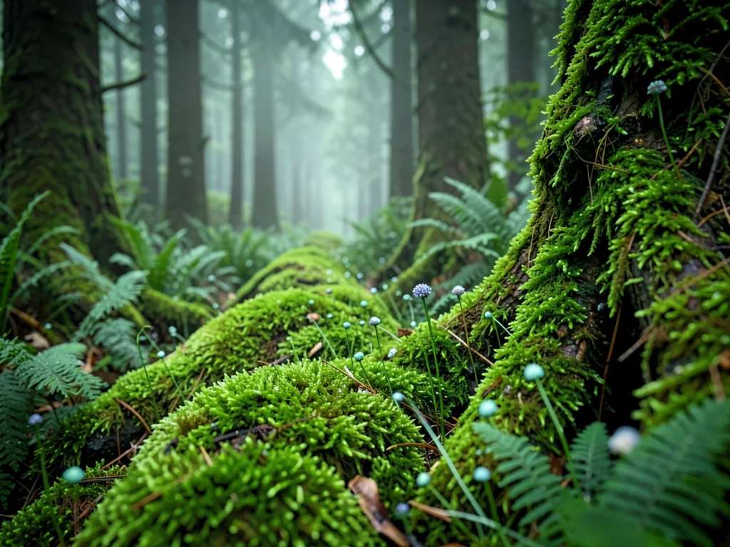 Moss species gradient showing succession