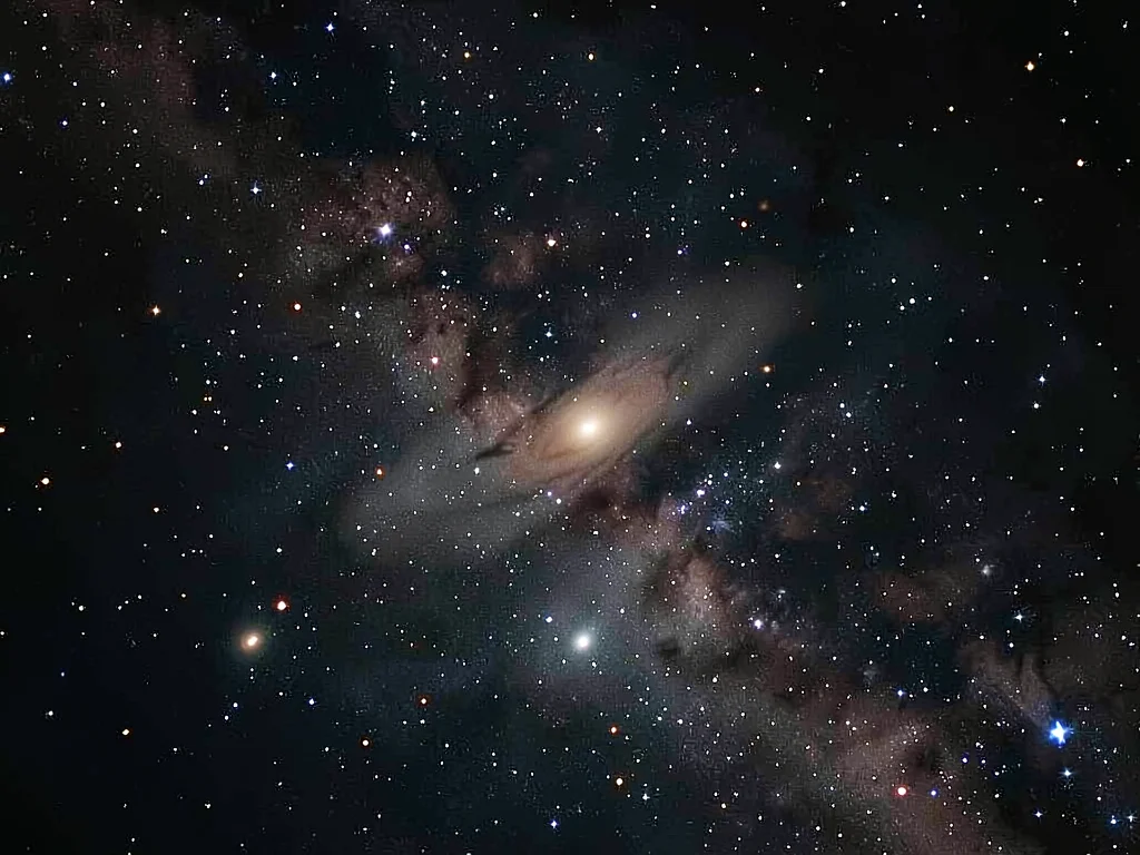 Small dwarf galaxy near larger companion