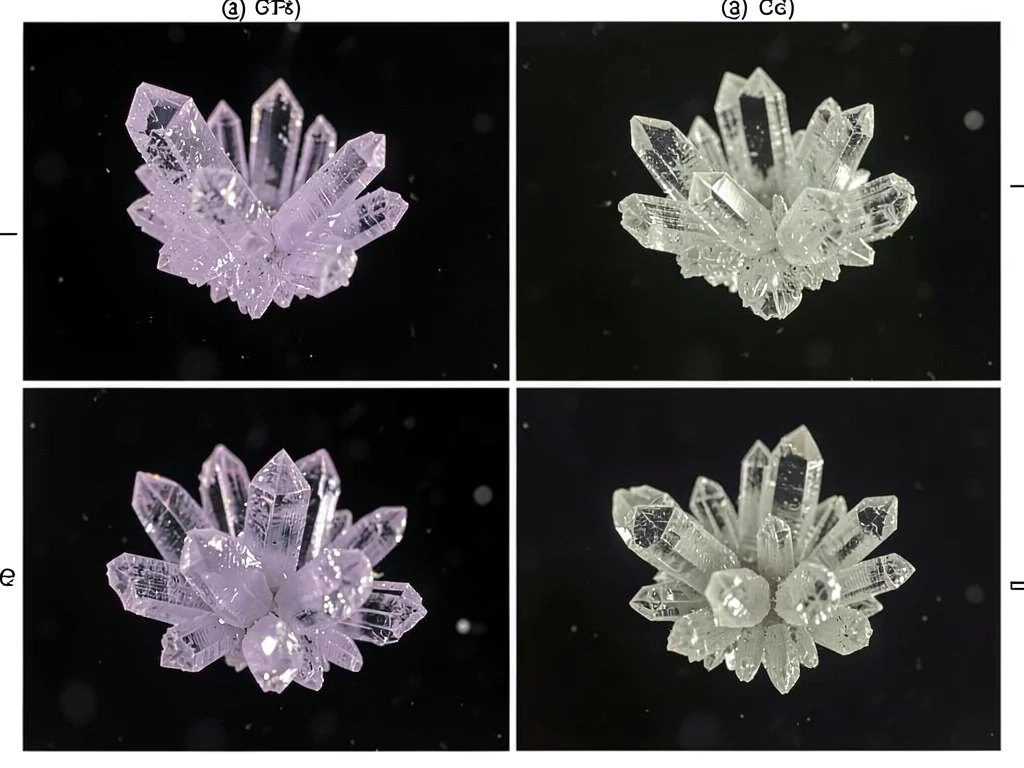 Multiple crystallization events in single solution