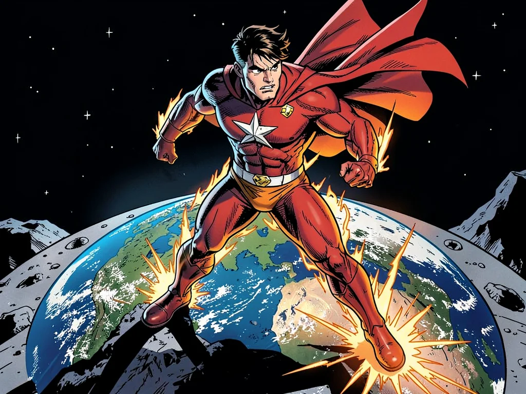 Hero on the moon